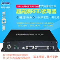 UHF超高频读写器 RFID工业远距离阅读器 智慧制造仓储R2000分体式