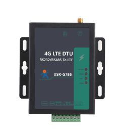 4G DTU USR-G786串行端口RS232 RS485至4G LTE服务器转换器IoT设备