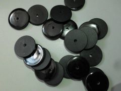 RFID UHF 860-960MHz EPC 96-bit Laundry Button Tag for Clothing Heat Resistant Round