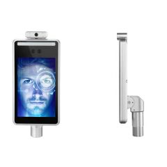 8英寸LCD QR代码热面识别温度身体测量面部识别站立温度计智能机器