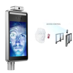 8英寸WiFi时间出席面部识别温度检测访问控制系统