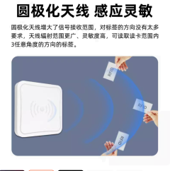 rfid天线超高频圆极化高增益物联网天线分体式读写器无源射频天线