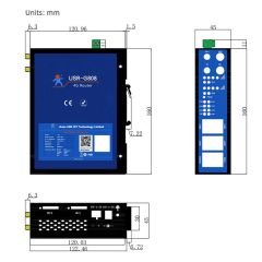 工业4G多蜂窝路由器双SIM SIM LTE卡插槽安全无线连接路由器DIN-RAIL安装M2M IoT应用