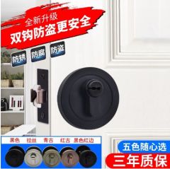 隐形门闭锁房门卧室锁背景墙通道辅助锁暗锁双钩锁闭锁呆锁平面锁