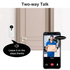 智能WiFi无线家庭视觉防水环门钟电话1080p高清摄像机视频门铃的公寓