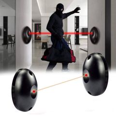 12V-24V Active Photoelectric Single 1 Red Beam Alarm Clock Sensor Barrier Detector For Gate Door Win