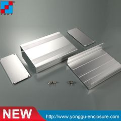 145*68*300mm  Aluminium Extruded Electronic Enclosure Solar Junction Box metal box enclosure black c