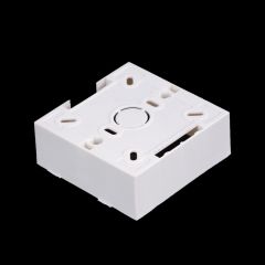 1PCS通用白色86盒式墙壁安装盒，用于墙壁开关和塑料外壳插座