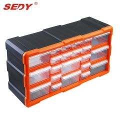 22抽屉储物柜工具箱胸部盒塑料组织者工具箱箱