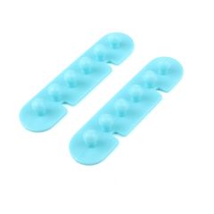 2pcs/Lot Wire Cord Cable Winder Ties Tidy Holder Drop Clip Organizer Line Fixer Winder #81953