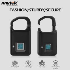 Anytek P4 USB可充电智能指纹锁无钥匙指纹解锁防盗安全垫