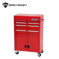 带有2个抽屉的自动汽车维修工具工具包多功能手推车工具机柜配件