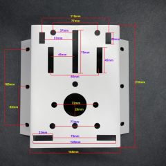 CCTV External Wall Corner Mounting Bracket 90 degree Universal Corner Plate Support Corner Stent for