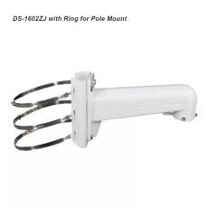 CCTV Security DS-1602ZJ Aluminum Alloy Pole Mount Bracket for HIKVISION PTZ Camera With Ring For Pip