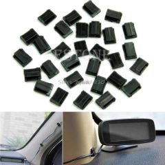Car Wire Cord Clip Cable Holder Tie Clips Fixer Organizer Drop Adhesive Clamp Z09 Drop ship