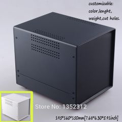 Free shipping one pcs 195*160*150mm Iron enclosure metal junction box diy iron case custom electroni