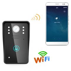 MountainoNe HD 720P无线WiFi视频门电话门铃对讲系统夜视防水