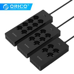 ORICO Electrical Socket EU Plug Extension Socket  Outlet Surge Protector EU Power Strip with 5x2.4A 