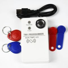 RFID 125KHz 卡片复制器，二合一，EM4100 TK4100 iButton 读卡器 + 2 个 RW1990 读卡器 + 2 个 EM4305 标签