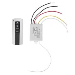 智能无线30m通道开 /关灯AC180V-240V50Hz / 60Hz遥控开关接收器Transmi