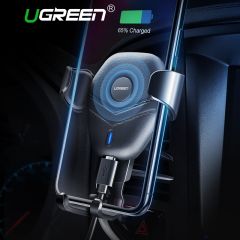 Ugreen Car Mount Qi无线充电器iPhone X 8加上快速无线充电垫车支架
