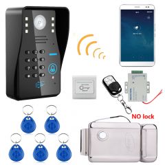 无线wifi rfid门访问控制系统套件套件+1电子门锁+1遥控器 +5