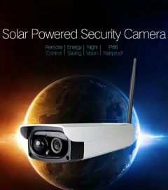 Yobang Security太阳能驱动1080p HD可充电IP摄像机WiFi防水监视系统H