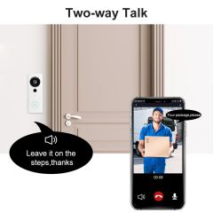 Tuya App无线视频门铃，带有别墅和公寓的铃声