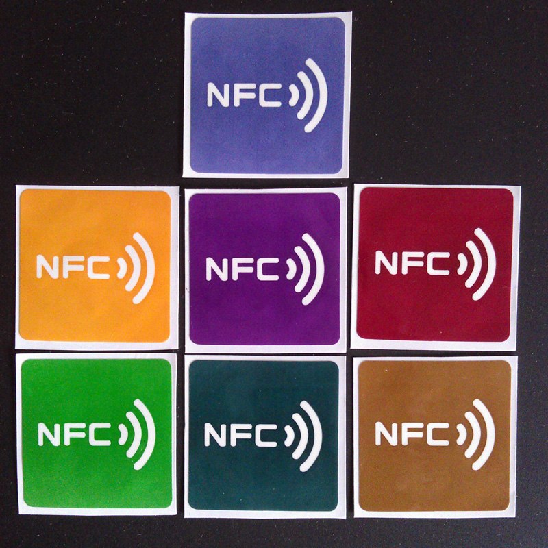 7pcs/lot，NTAG213，NFC标签/RFID粘合标签/贴纸，与所有NFC产品兼容DIA 30mm