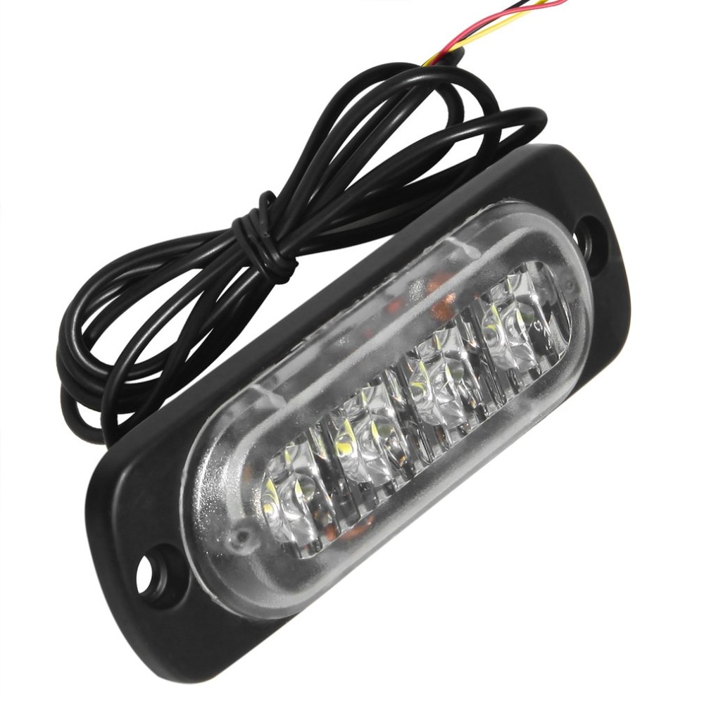 新4 LED 12-24V超丝车汽车卡车闪光灯闪光后侧轻车紧急汽车紧急沃尼