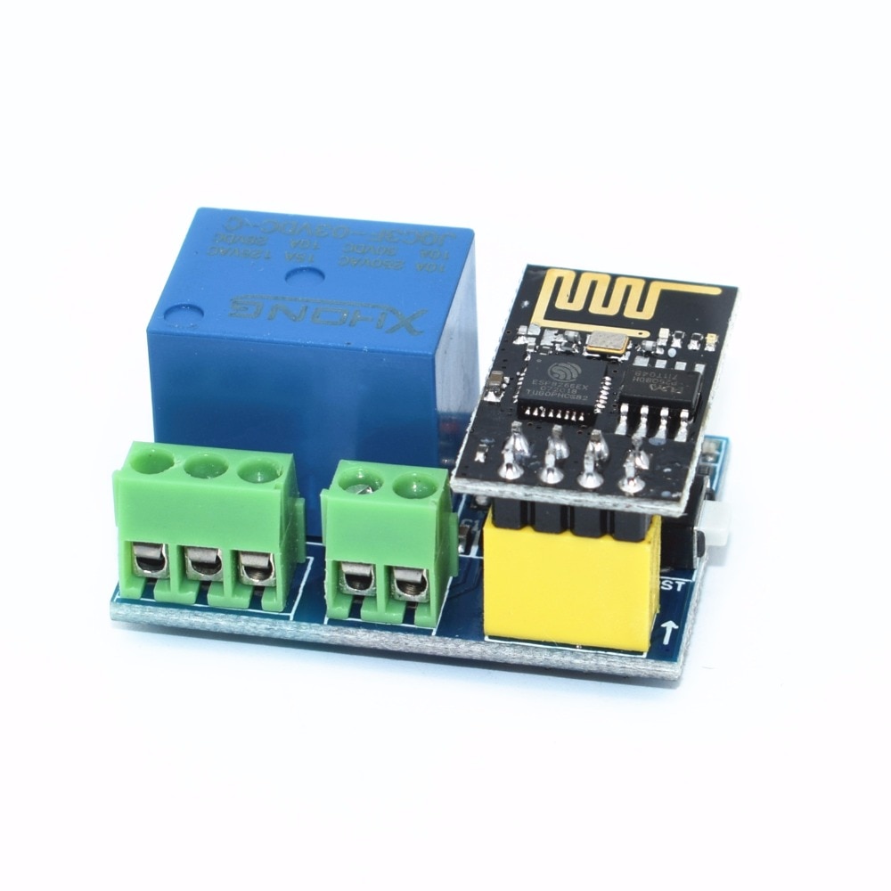 ESP8266 ESP-01 5V WiFi继电器模块事物智能家居遥控开关电话应用ESP01 Wireles