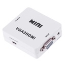 合金HDMI到AV/RCA CVBS适配器1080p视频转换器VGA2HDM适配器转换器盒hdmi to av