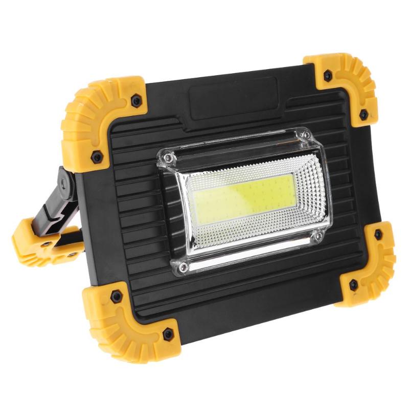 20W 400lm LED聚光灯便携式可充电室外露营紧急草坪工作钓鱼照明l