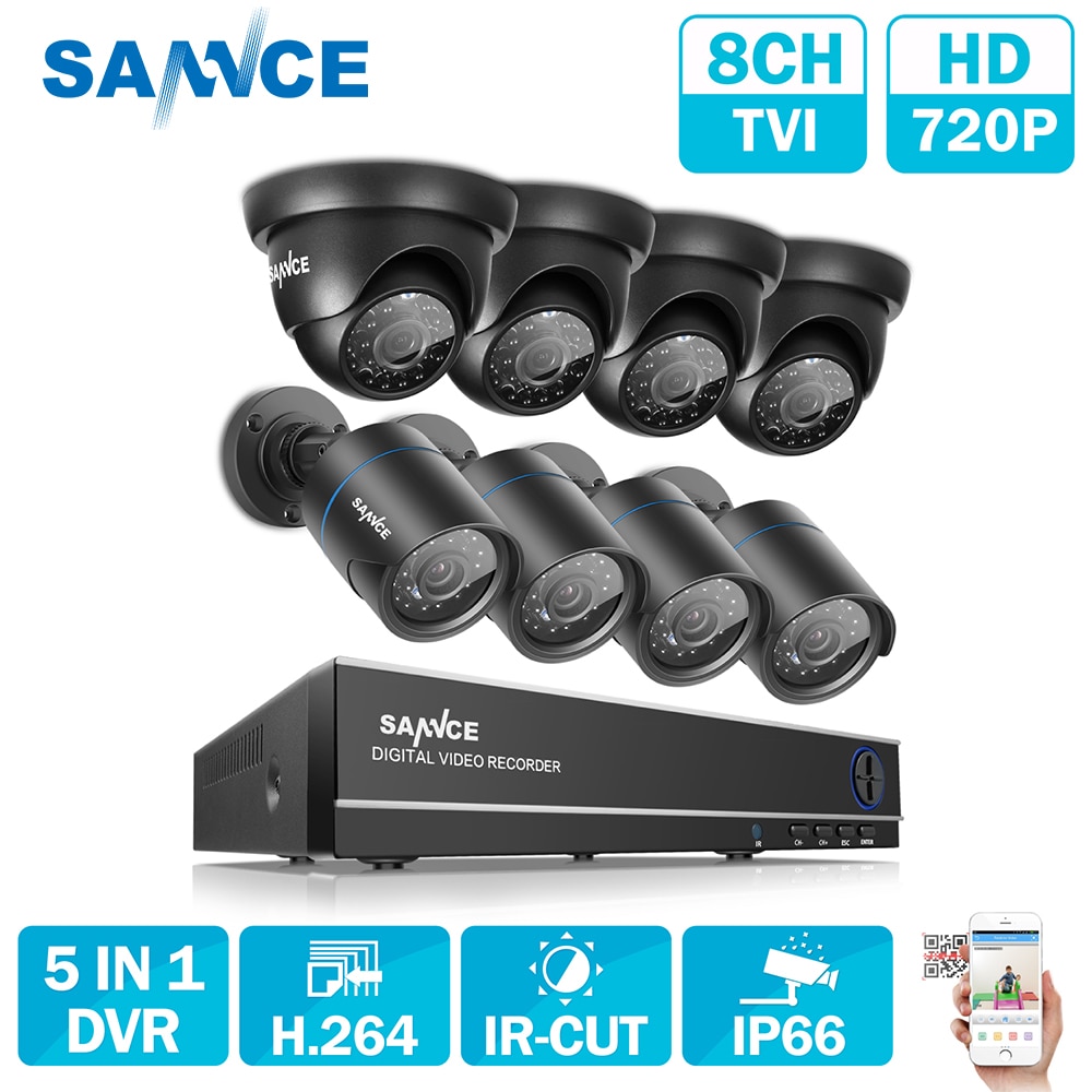 SANNCE 8路CCTV监控系统