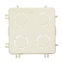 5个86*86mm卡式通用白色壁挂盒，适用于墙壁开关和塑料插座
