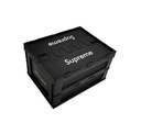 suprem*折叠箱潮牌车载收纳箱 后备箱储物箱 户外塑料箱 日式胶箱