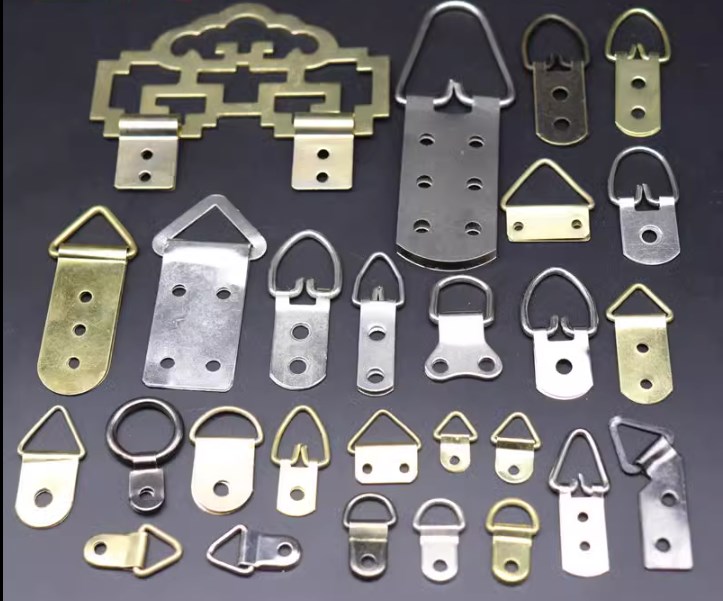 单孔D环/三角形带吊架带螺钉100pcs/pack