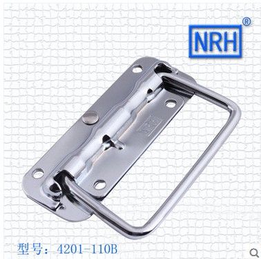 纳汇加厚弹簧折叠把手 工具箱活动提手 木箱环提手工业设备箱把手