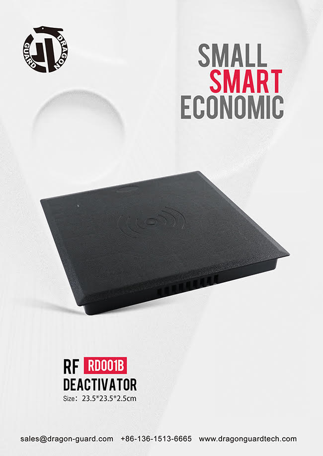 RF EAS停用式RF标签抗theft解决方案，用于商店超市ABS/玻璃板