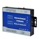 以太网远程IO模块Modbus TCP数据采集模块2继电器输出2模拟输入M100T（湿联系DI）