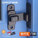 无拳90度门扣右角锁扣扣门扣螺栓滑动门锁