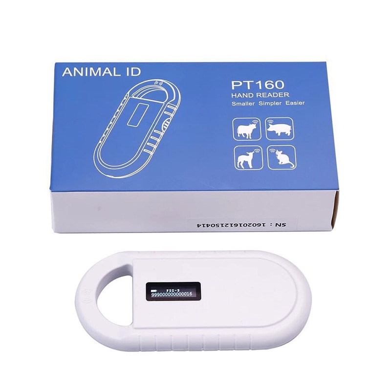 ISO11785/84 FDX-B PET Microchip扫描仪，动物RFID标签读取器狗阅读器低频手持式RF