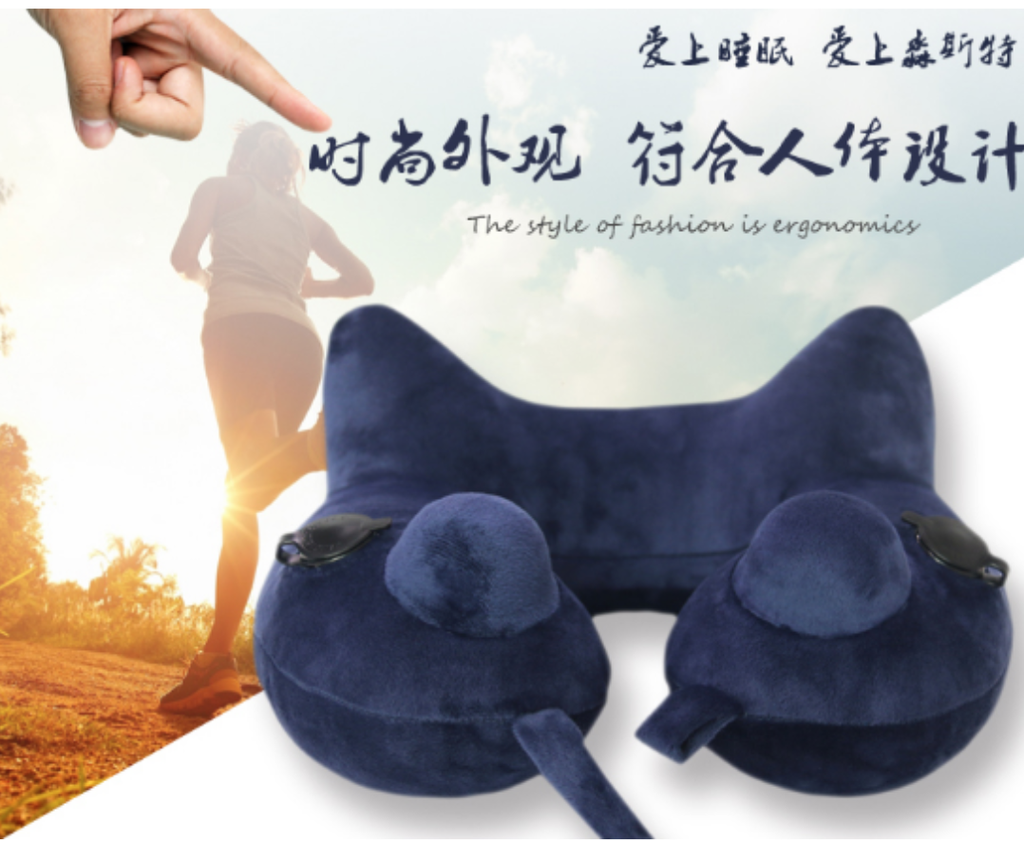 颈部U型枕女枕U型枕护颈枕旅行枕头U型枕男便携式折叠式U枕午睡