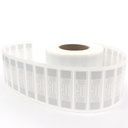 500pcs UHF RFID标签AZ 9662 H3芯片ISO 18000-6C 915MHz被动RFID UHF贴纸标签尺寸：73*23mm