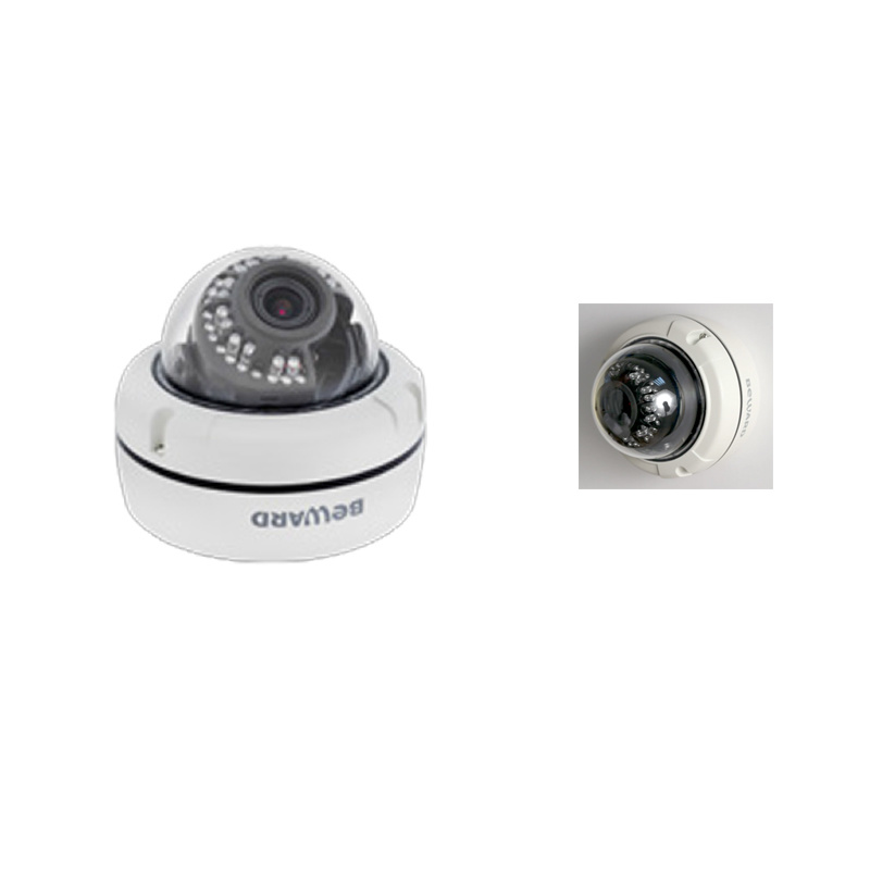 Onvif H.265 高清红外半球型 PoE 安防监控网络摄像机B2710RV-B1