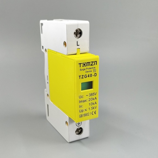 [1691325024-CN] AC SPD 1P 10KA〜20KA D〜385V房屋电涌保护器保护器保护性保护性低压Arrester Devi