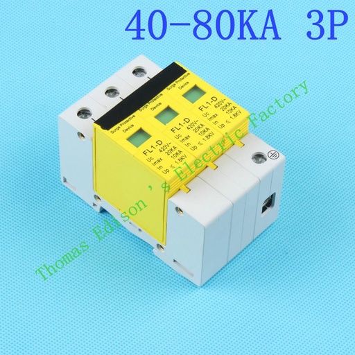 [2010468564-CN] DMWD SPD 3P 40KA〜80KA D〜420VAC家用电涌保护器保护器保护剂低压ARRESTER设备SUR SUR
