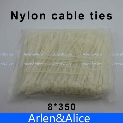 [32218618274-CN] 100pcs 8mm*350mm尼龙电缆扎带