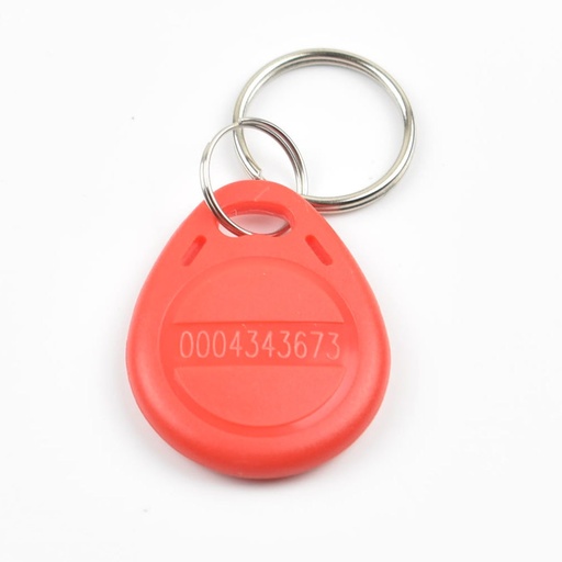 [32236683107-CN] 100pcs/lot 125kHz RFID接近标签键fob代币访问控制RFID键键FOB BROWN