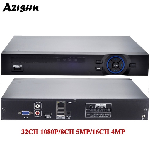 [32779805983-CN] 全高清1080P H.265 32通道CCTV NVR（支持25路5MP/8路4K）